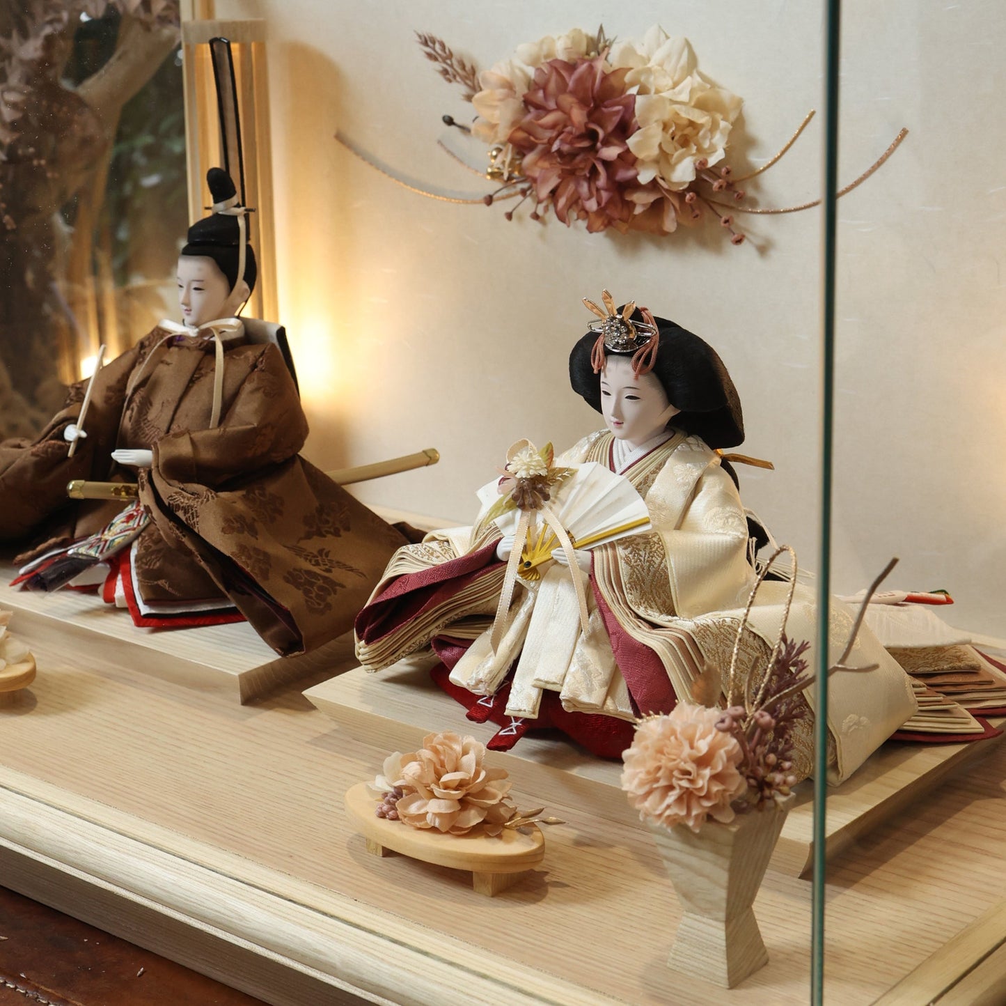 里桜　rio｜26雛人形ケース飾り