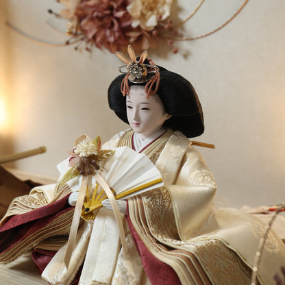 里桜　rio｜26雛人形ケース飾り