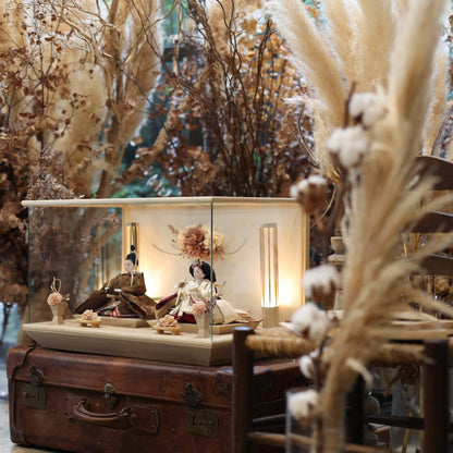 里桜　rio｜26雛人形ケース飾り