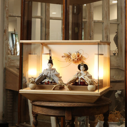 りおな　riona｜26雛人形ケース飾り