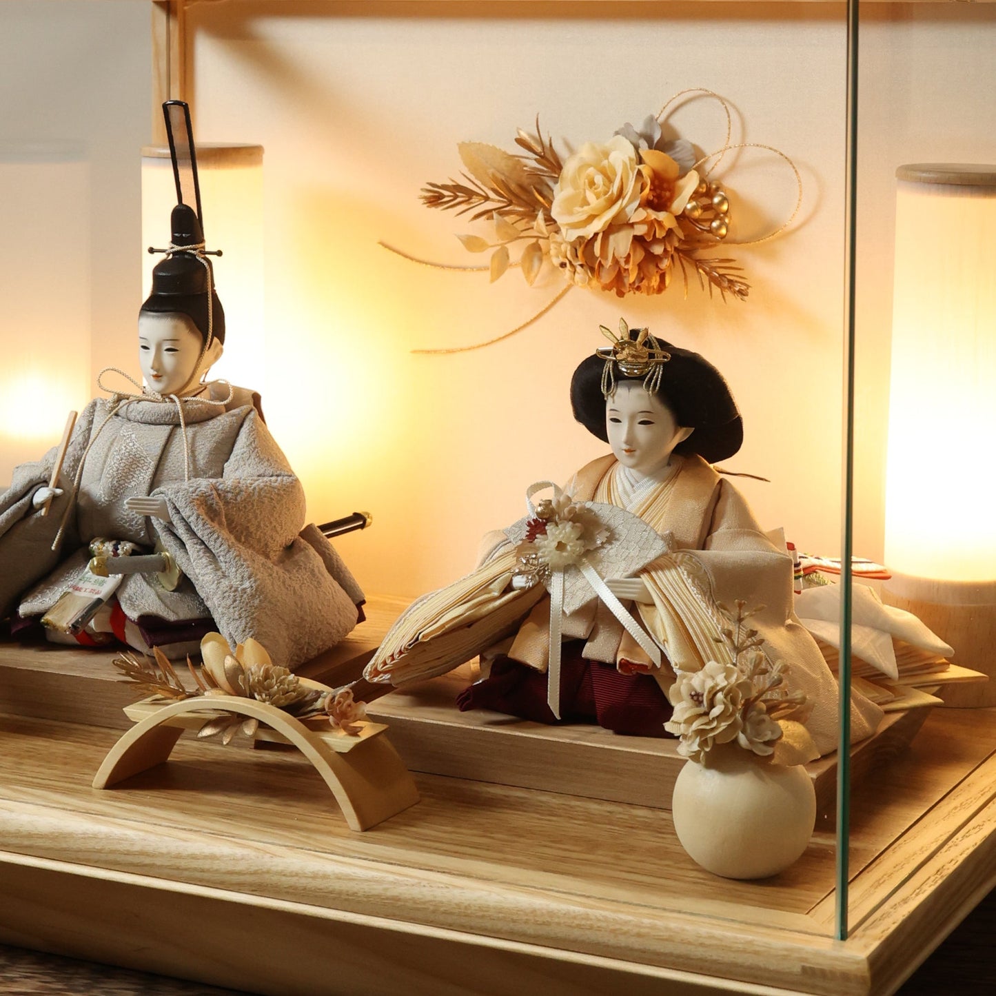 りおな　riona｜26雛人形ケース飾り