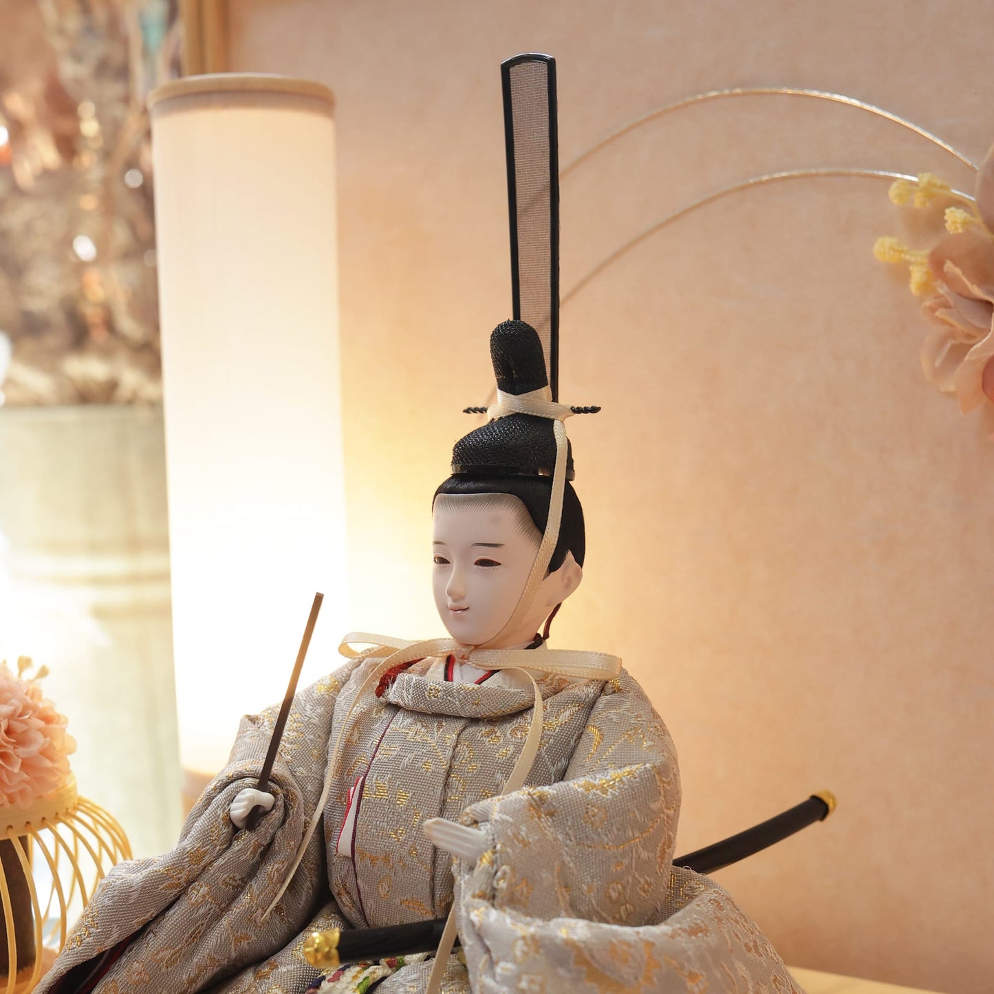 梨沙　五人飾り　risa｜26雛人形ケース飾り