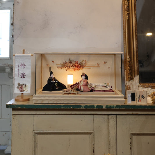 柴田家千代作　瑠花　ruka｜26雛人形ケース飾り