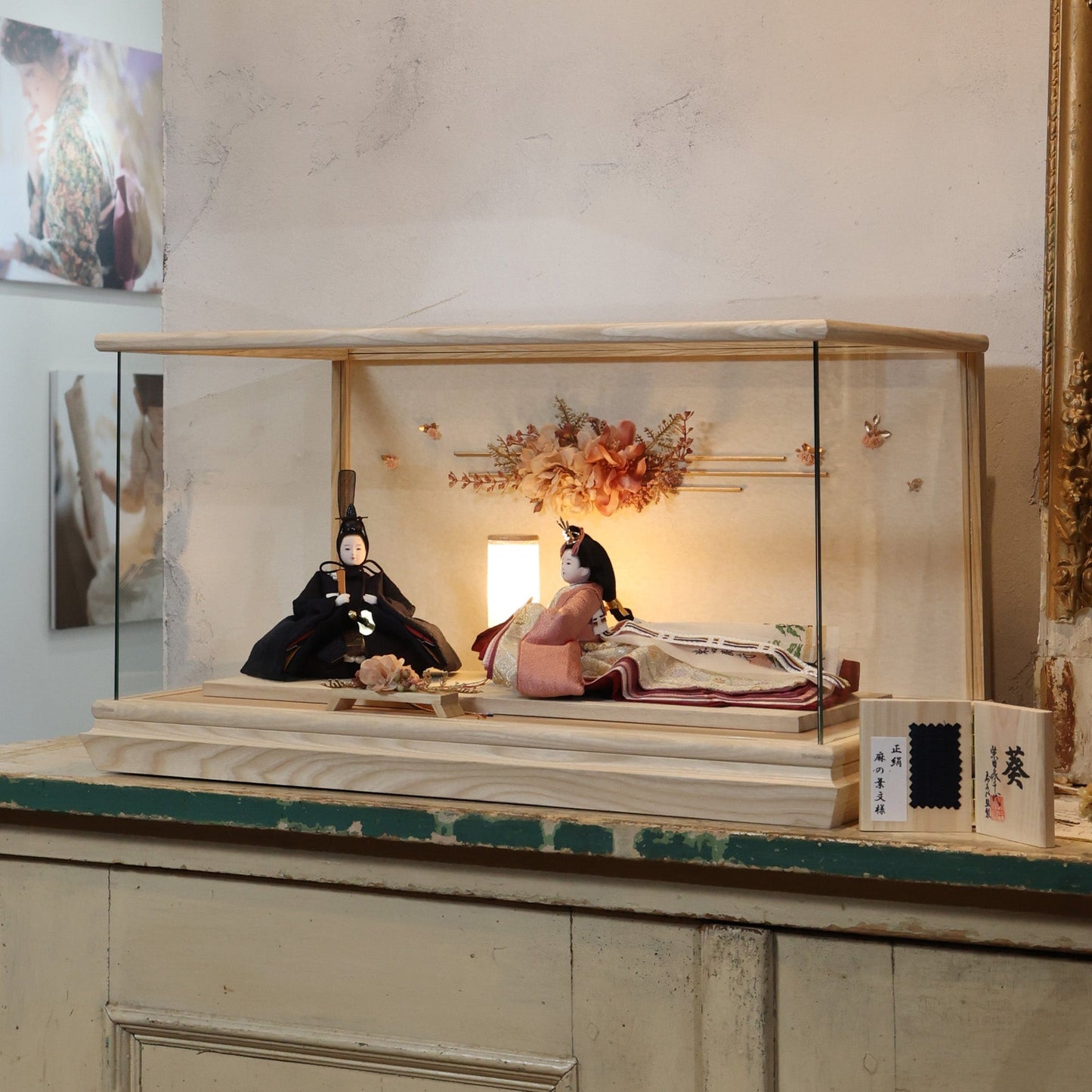 柴田家千代作　瑠花　ruka｜26雛人形ケース飾り