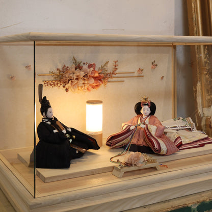 柴田家千代作　瑠花　ruka｜26雛人形ケース飾り