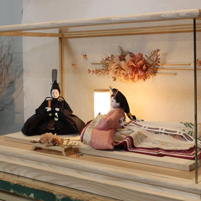 柴田家千代作　瑠花　ruka｜26雛人形ケース飾り