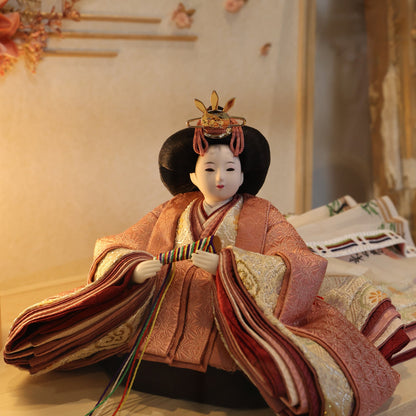 柴田家千代作　瑠花　ruka｜26雛人形ケース飾り