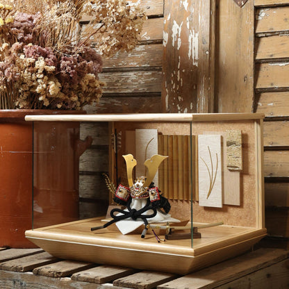 甲冑師「加藤良」作品　凌 誓 ryo | 26祈兜 ケース飾り