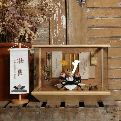 甲冑師「加藤良」作品　凌 誓 ryo | 26祈兜 ケース飾り