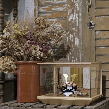 甲冑師「加藤良」作品　凌 響 ryo | 26祈兜 ケース飾り