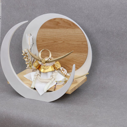 流星　ryusei｜26祈兜　三日月台飾り