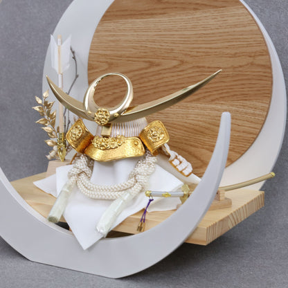 流星　ryusei｜26祈兜　三日月台飾り