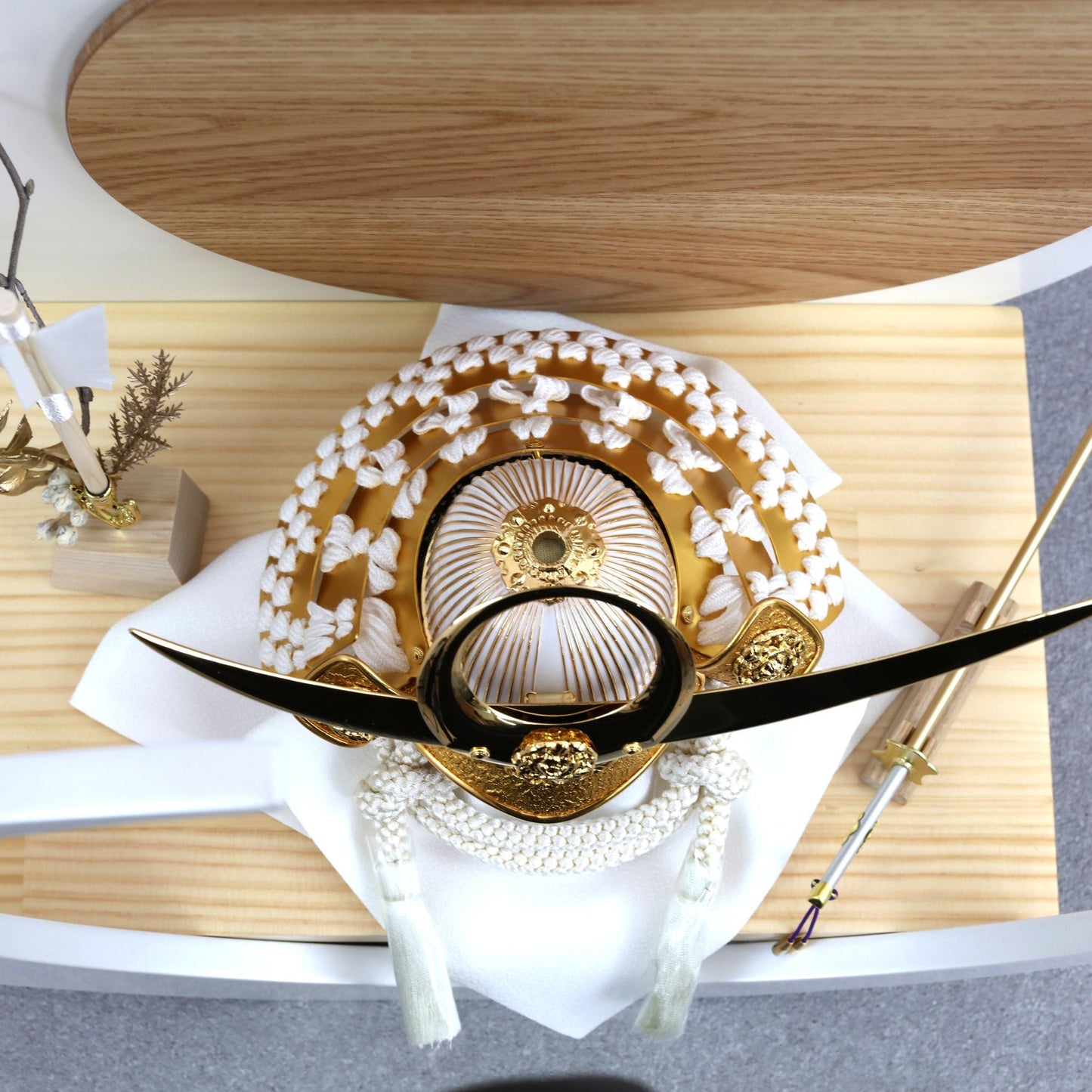 流星　ryusei｜26祈兜　三日月台飾り