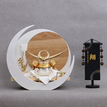 流星　ryusei｜26祈兜　三日月台飾り