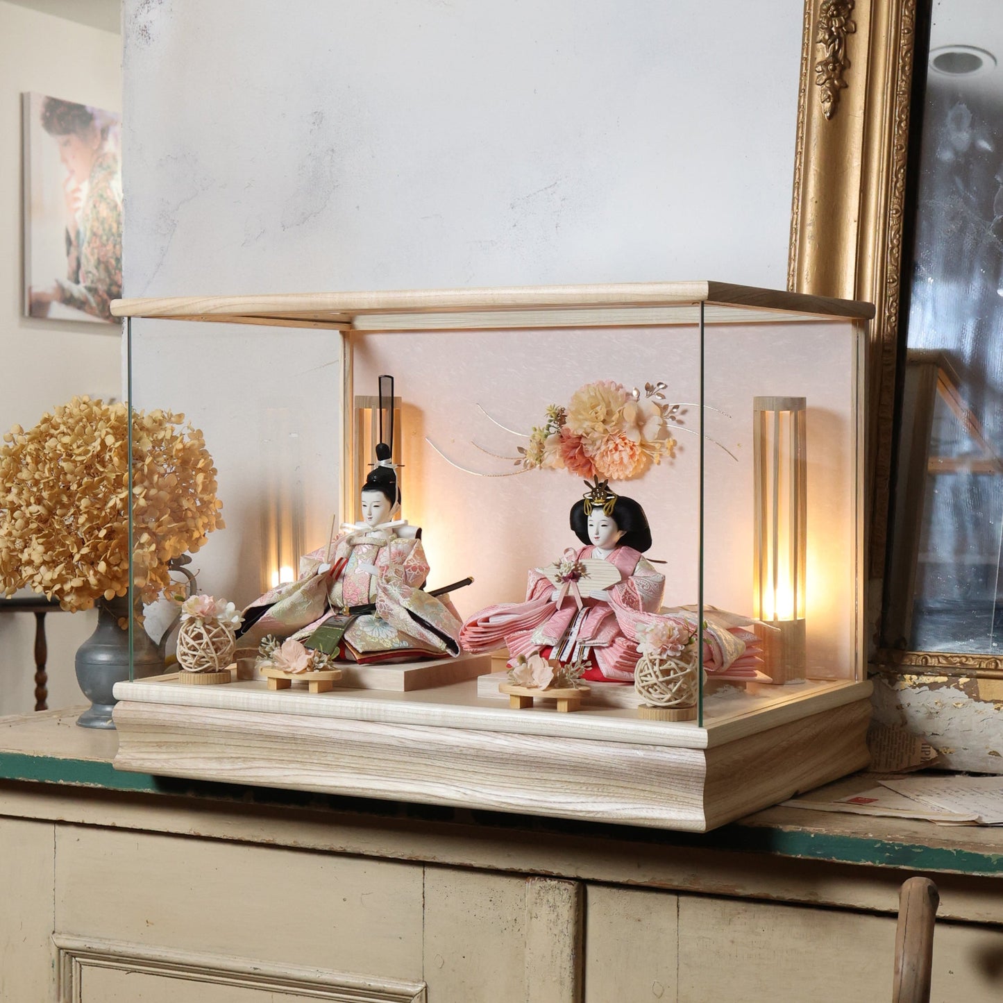 咲　saki｜26雛人形ケース飾り
