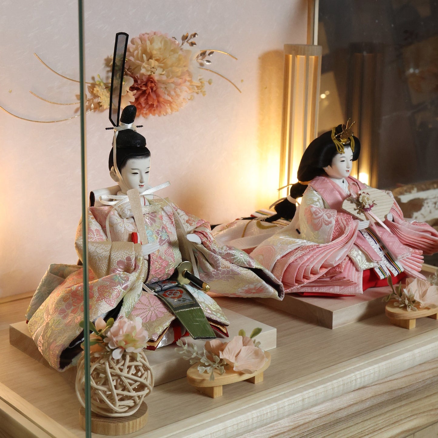 咲　saki｜26雛人形ケース飾り
