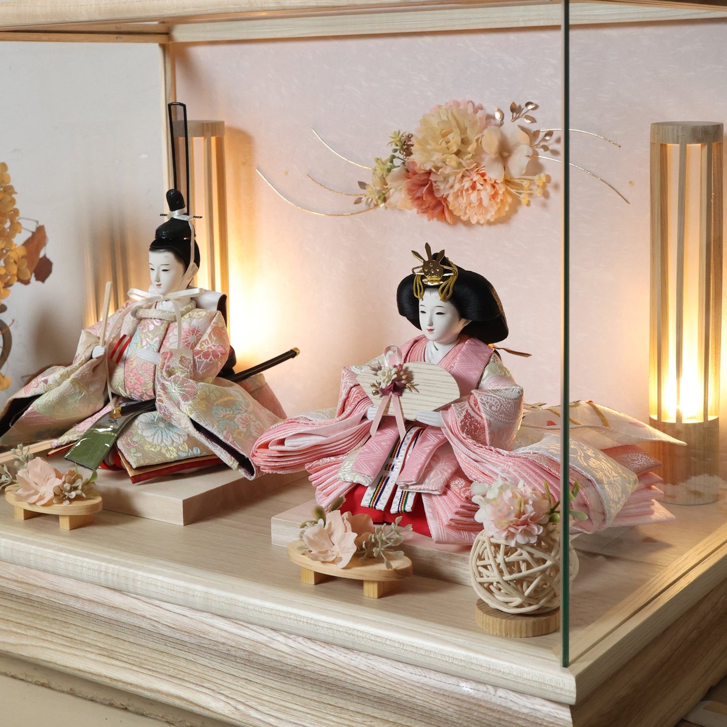 咲　saki｜26雛人形ケース飾り