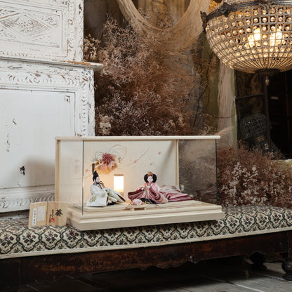 柴田家千代作　咲乃　sakuno｜26雛人形ケース飾り