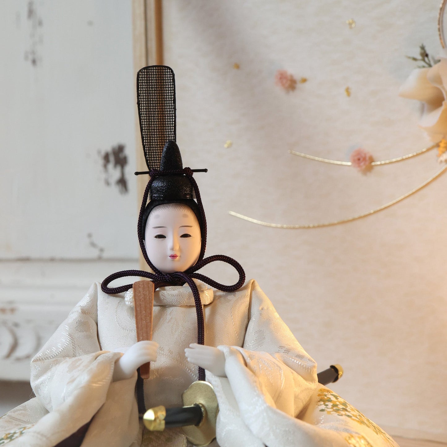 柴田家千代作　咲乃　sakuno｜26雛人形ケース飾り