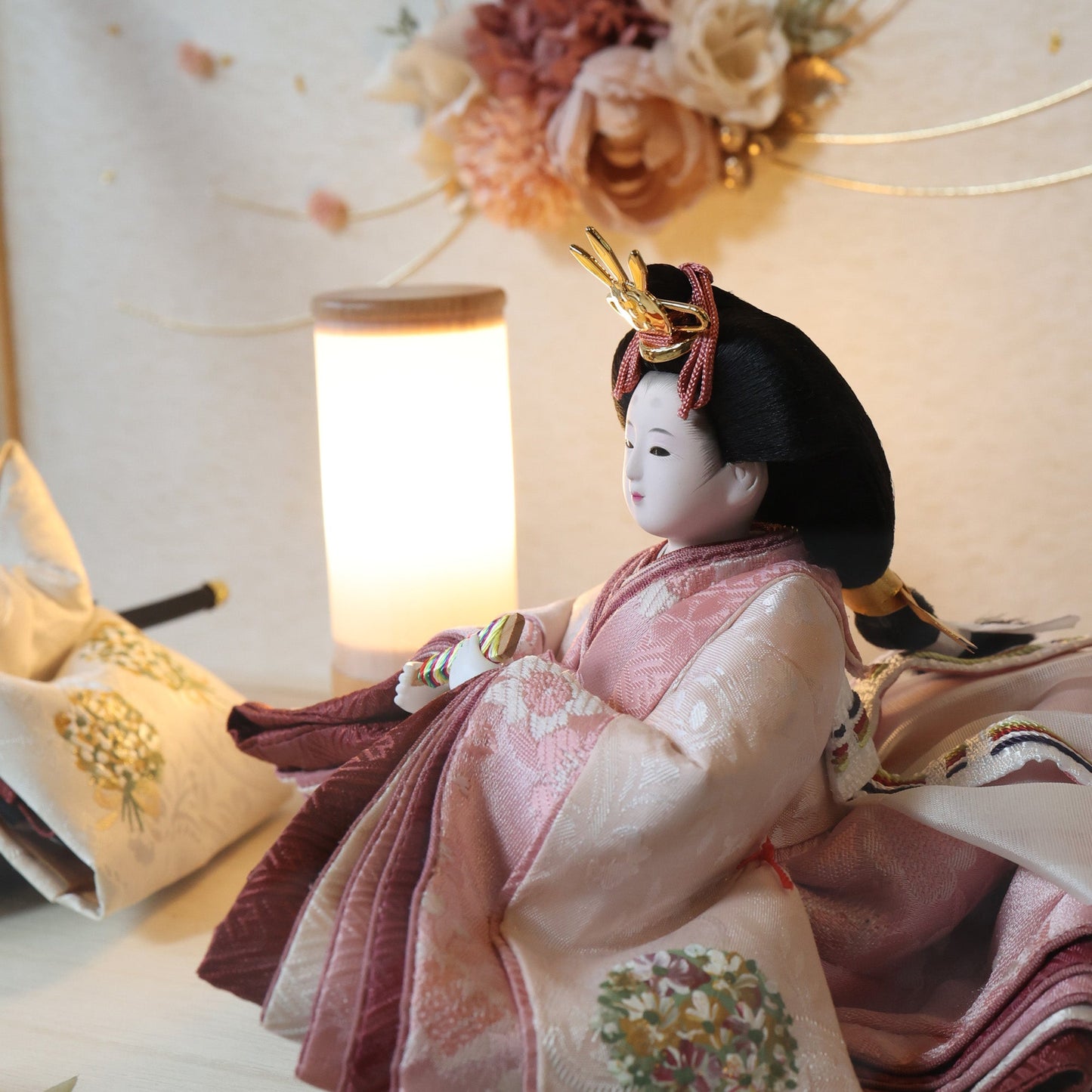 柴田家千代作　咲乃　sakuno｜26雛人形ケース飾り