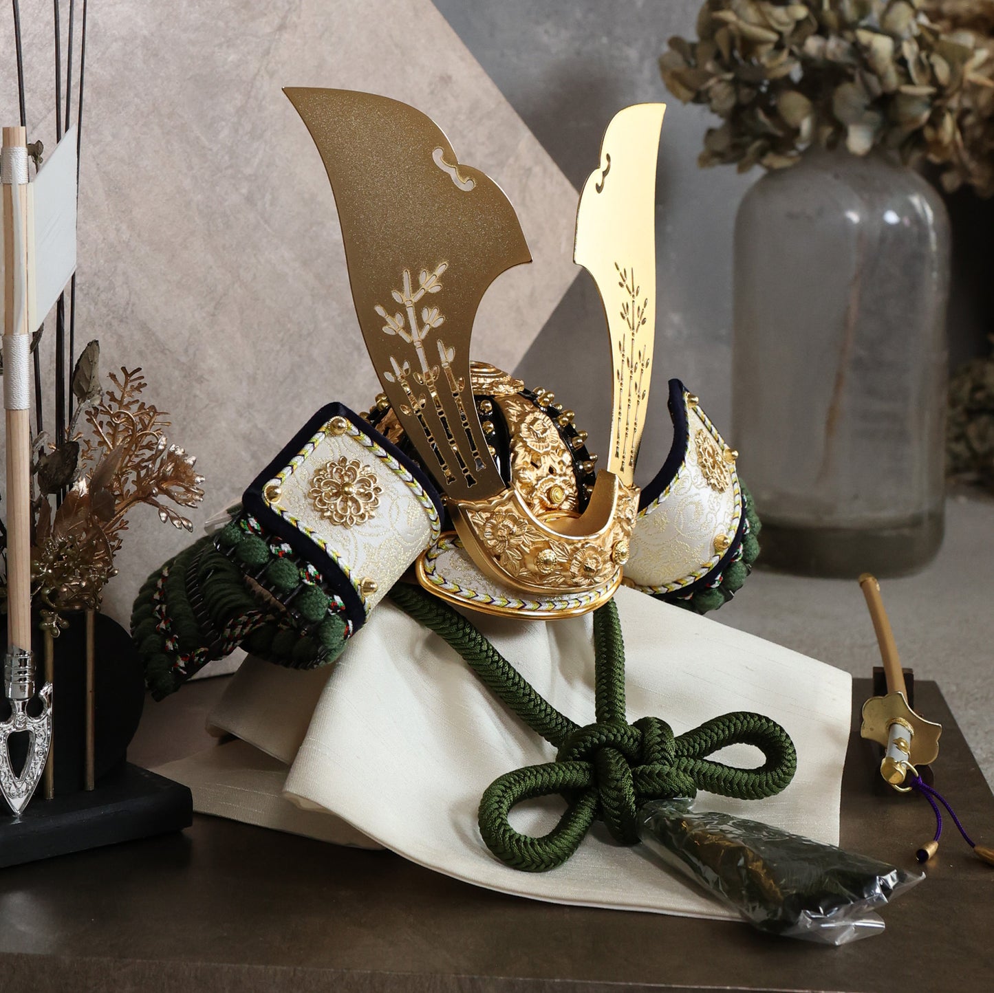 甲冑師「翠鳳」作品  朔斗 sakuto｜26祈兜 菱形飾り