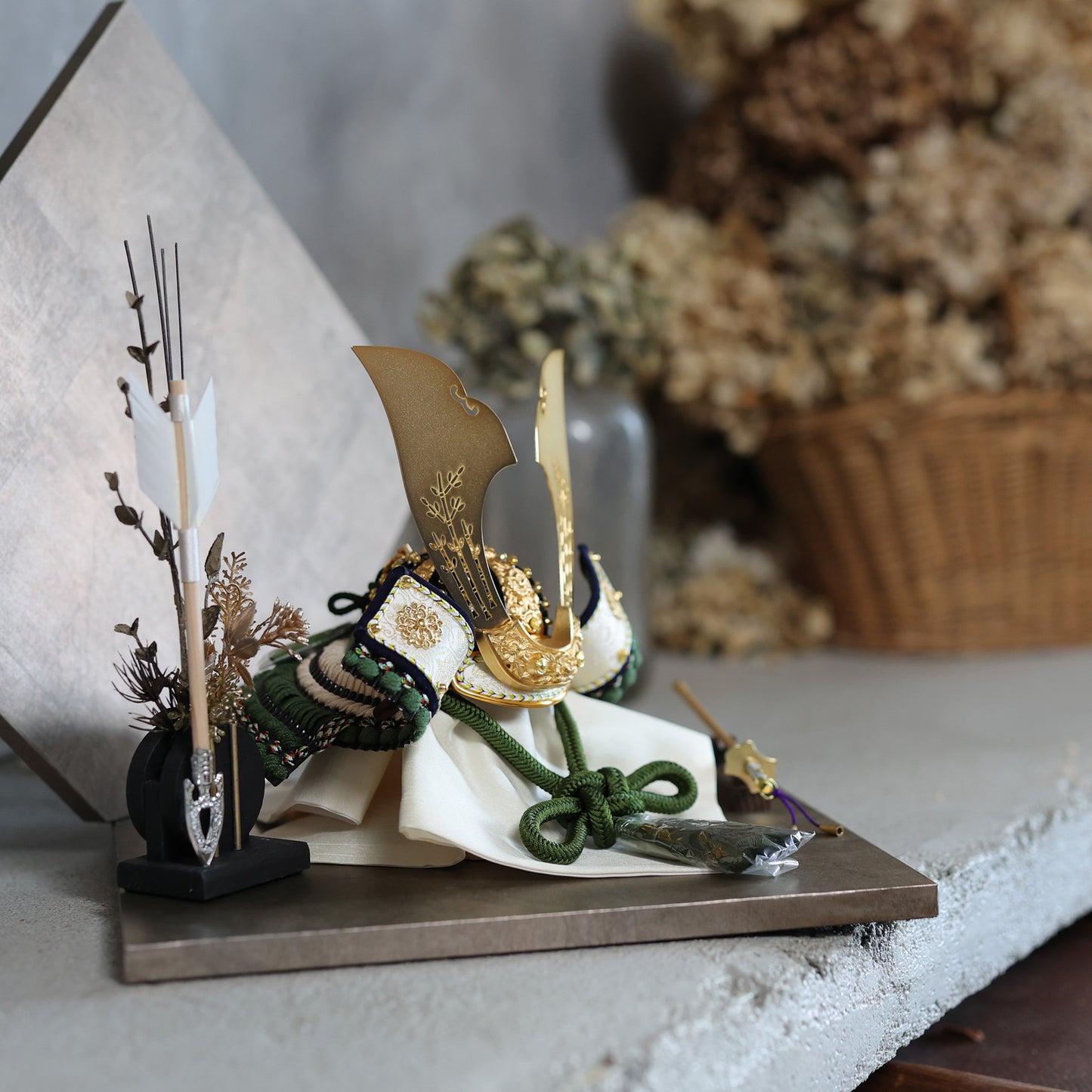 甲冑師「翠鳳」作品  朔斗 sakuto｜26祈兜 菱形飾り