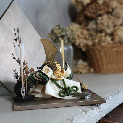 甲冑師「翠鳳」作品  朔斗 sakuto｜26祈兜 菱形飾り