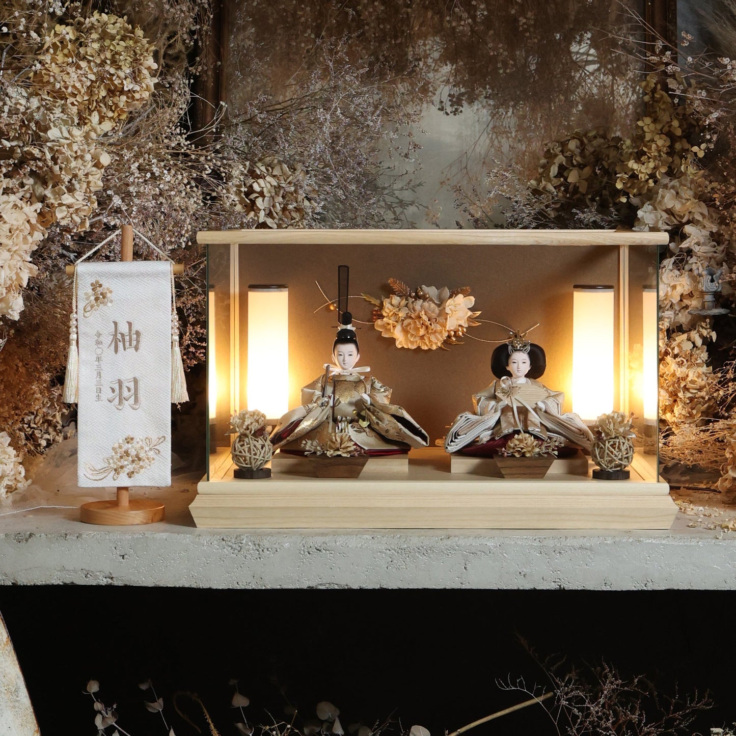 紗良　願　sara｜26雛人形ケース飾り