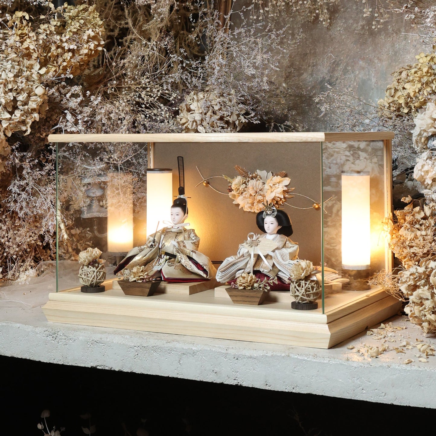 紗良　願　sara｜26雛人形ケース飾り