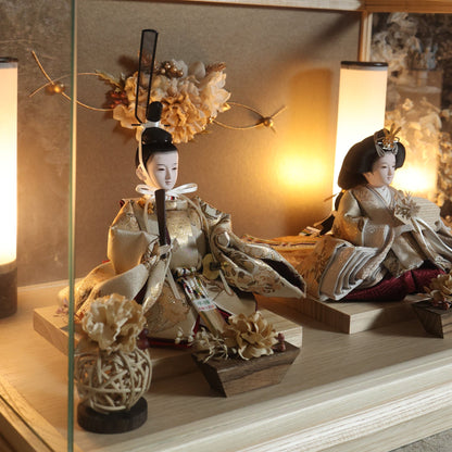 紗良　願　sara｜26雛人形ケース飾り