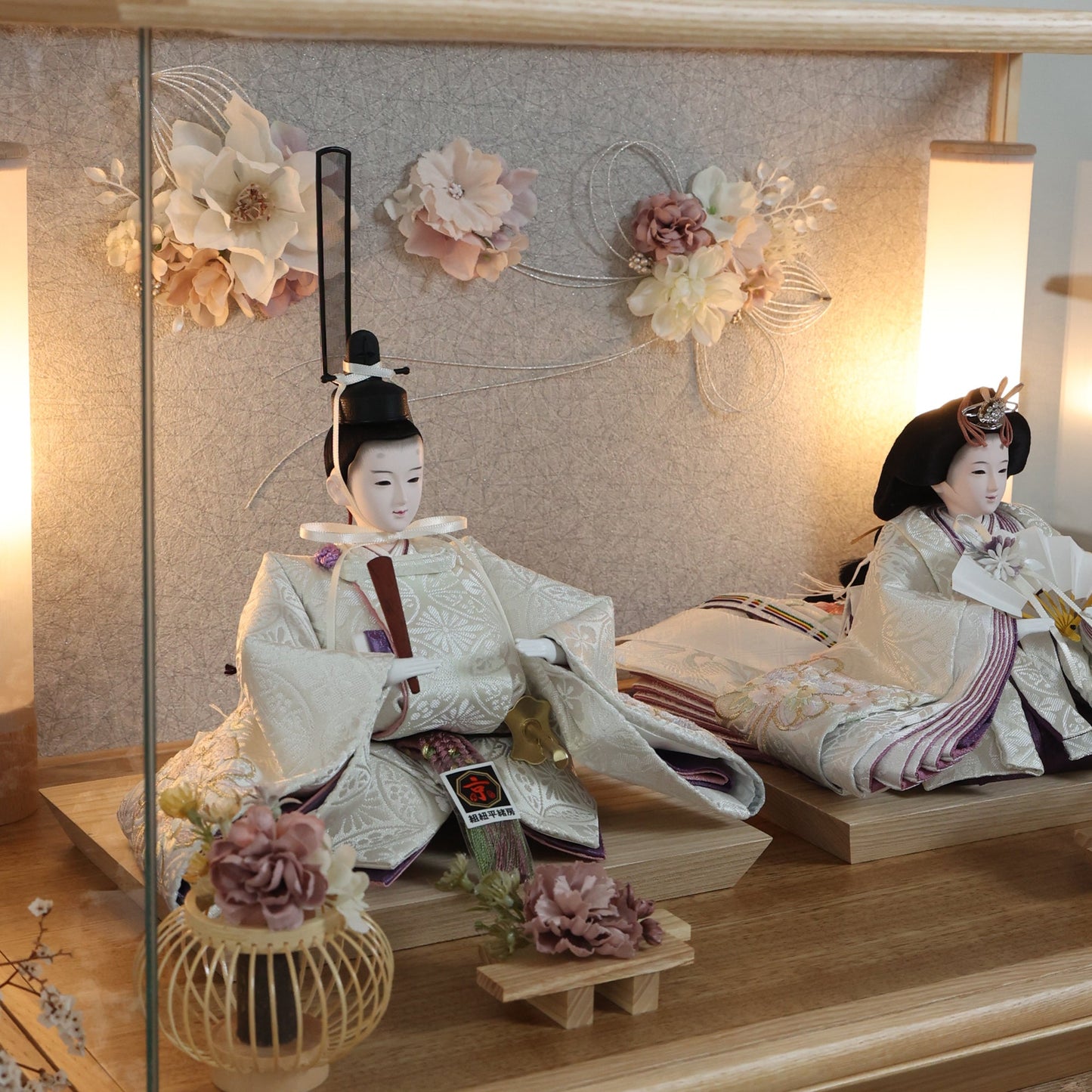 紫乃　shino｜26雛人形ケース飾り