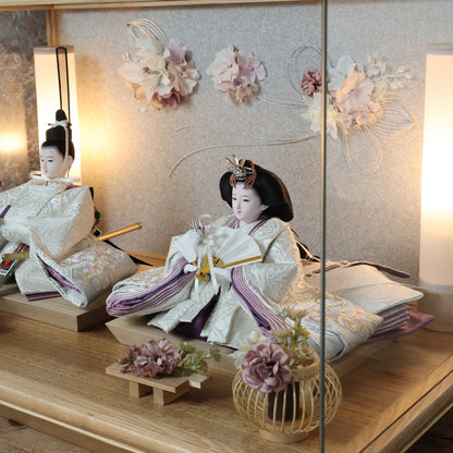 紫乃　shino｜26雛人形ケース飾り