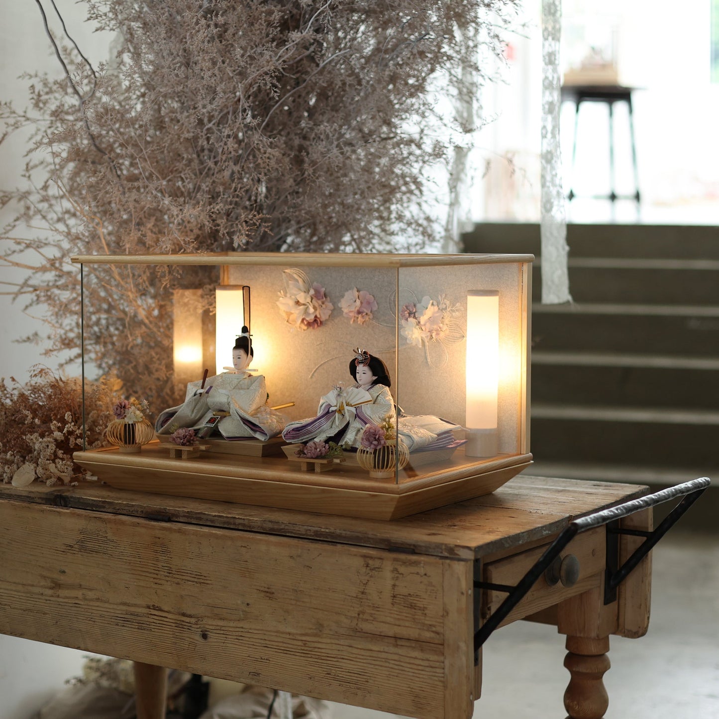 紫乃　shino｜26雛人形ケース飾り