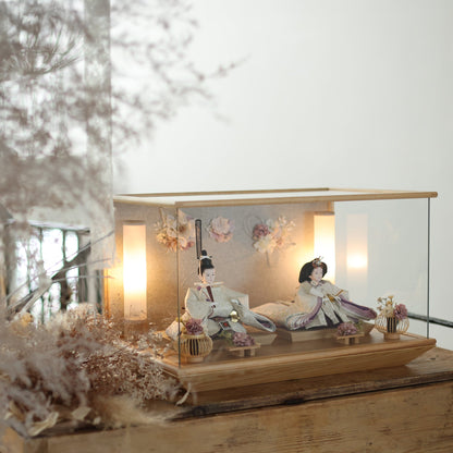 紫乃　shino｜26雛人形ケース飾り