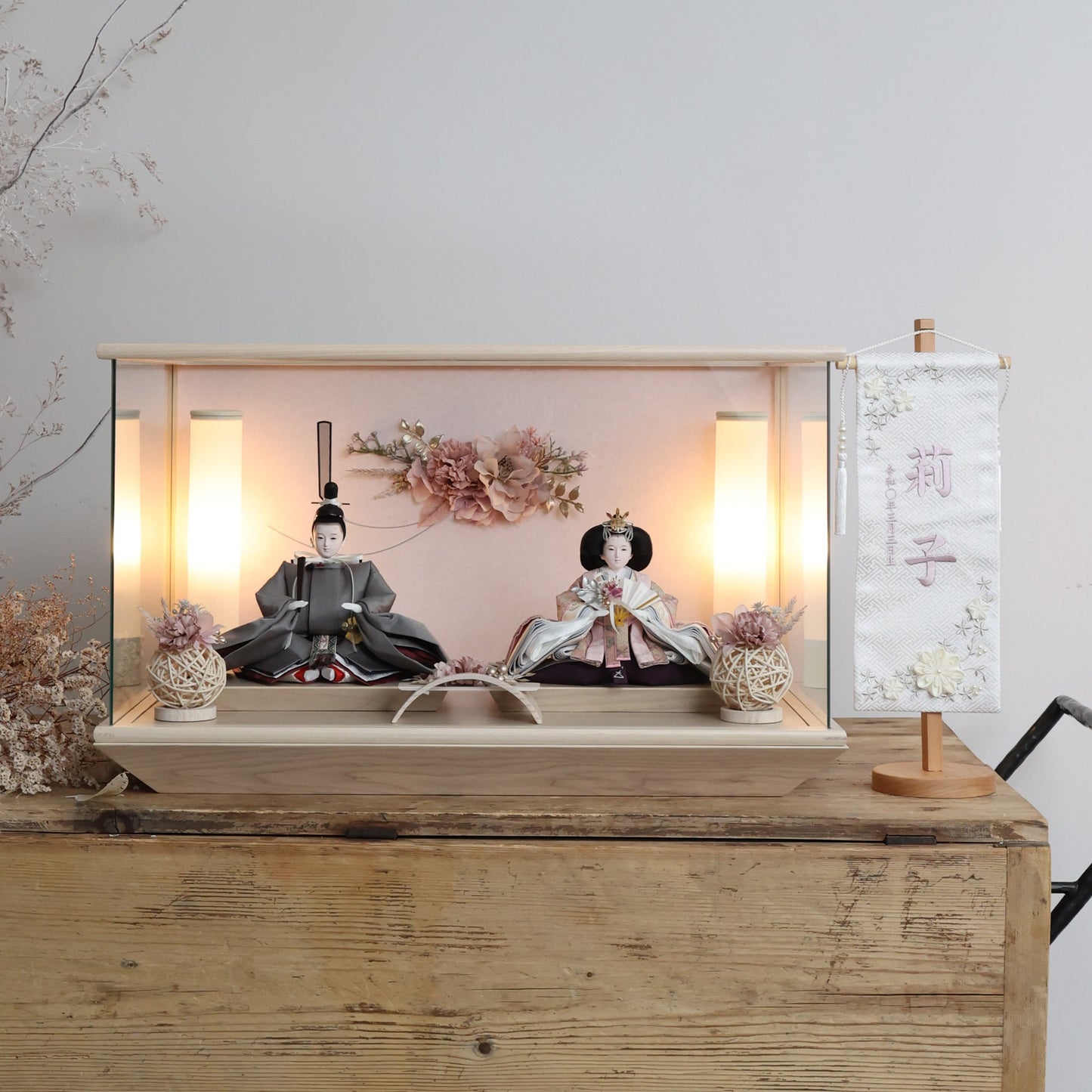 紫音　shion｜26雛人形ケース飾り