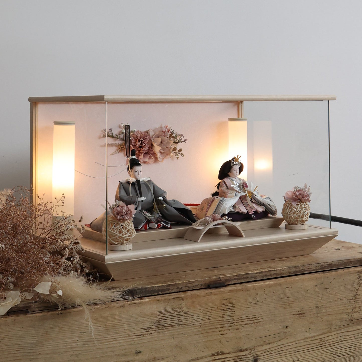 紫音　shion｜26雛人形ケース飾り