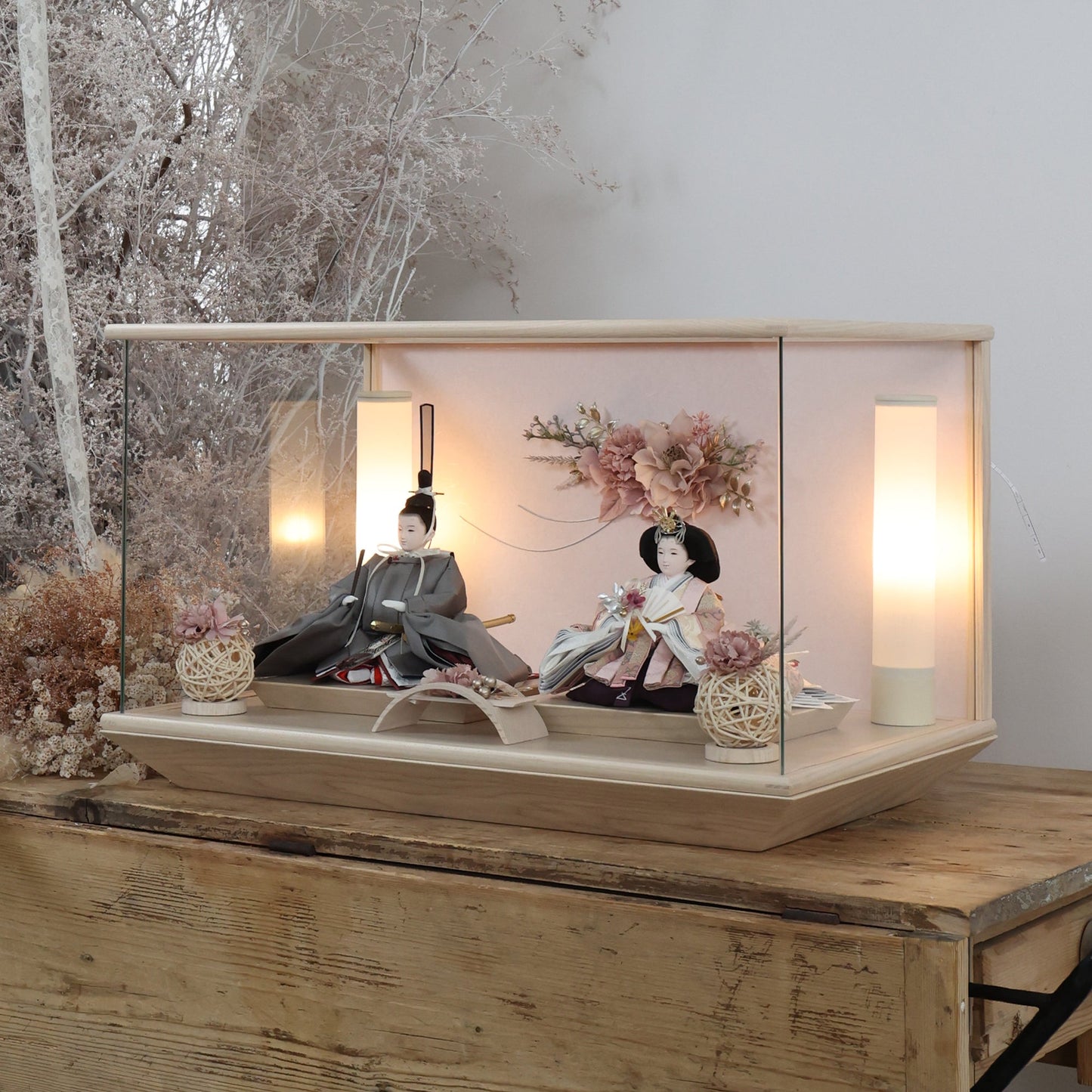 紫音　shion｜26雛人形ケース飾り