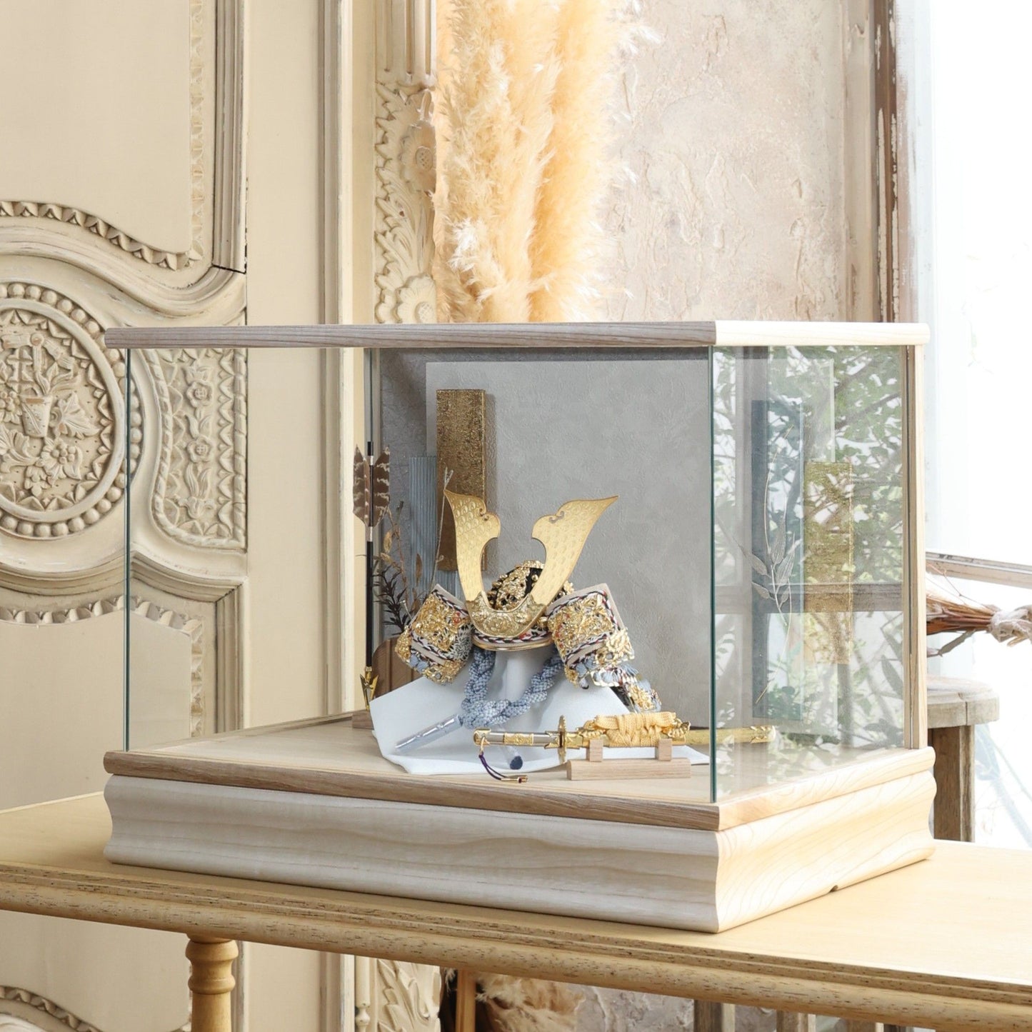 甲冑師「平安武久」作品　空 sora | 26祈兜 ケース飾り