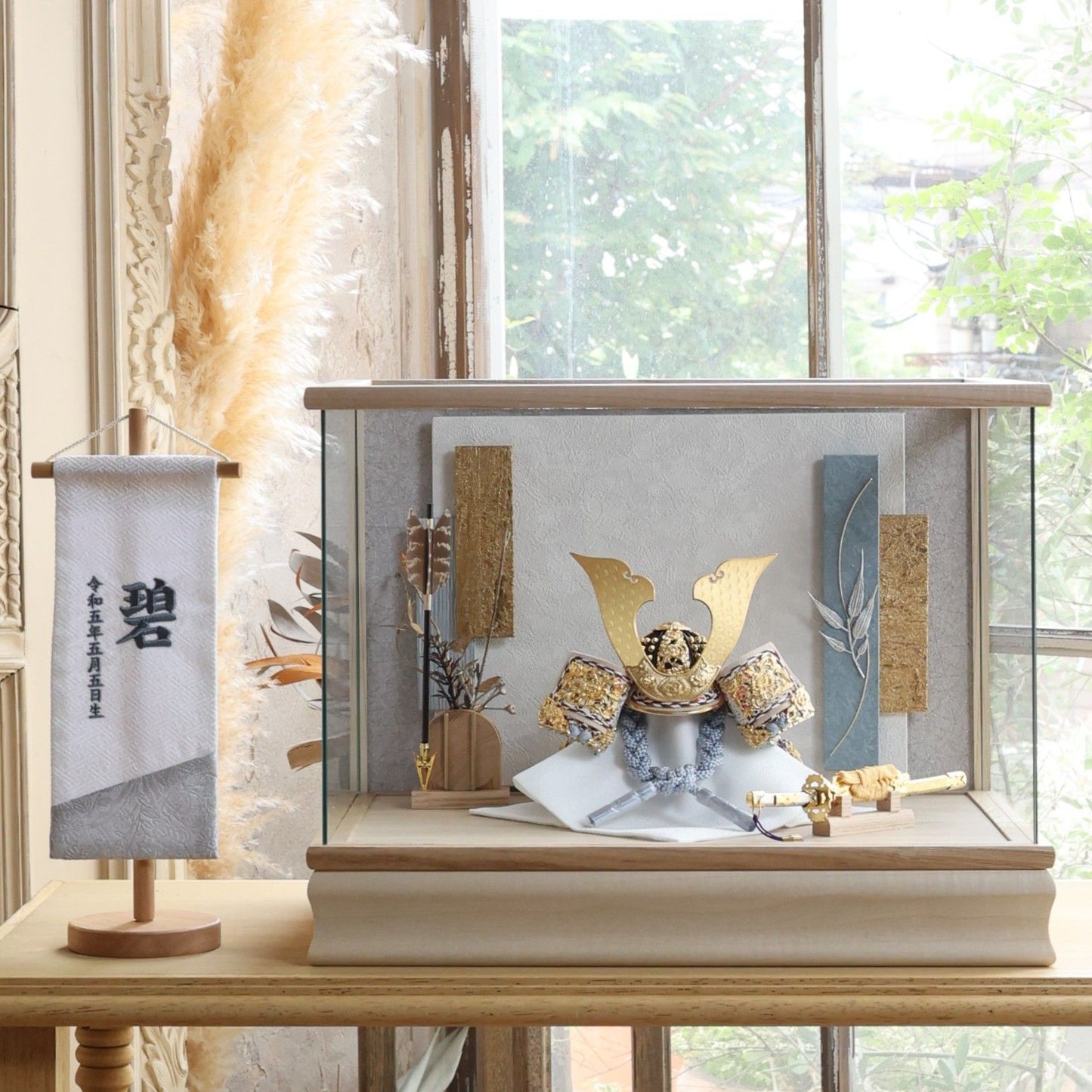 甲冑師「平安武久」作品　空 sora | 26祈兜 ケース飾り