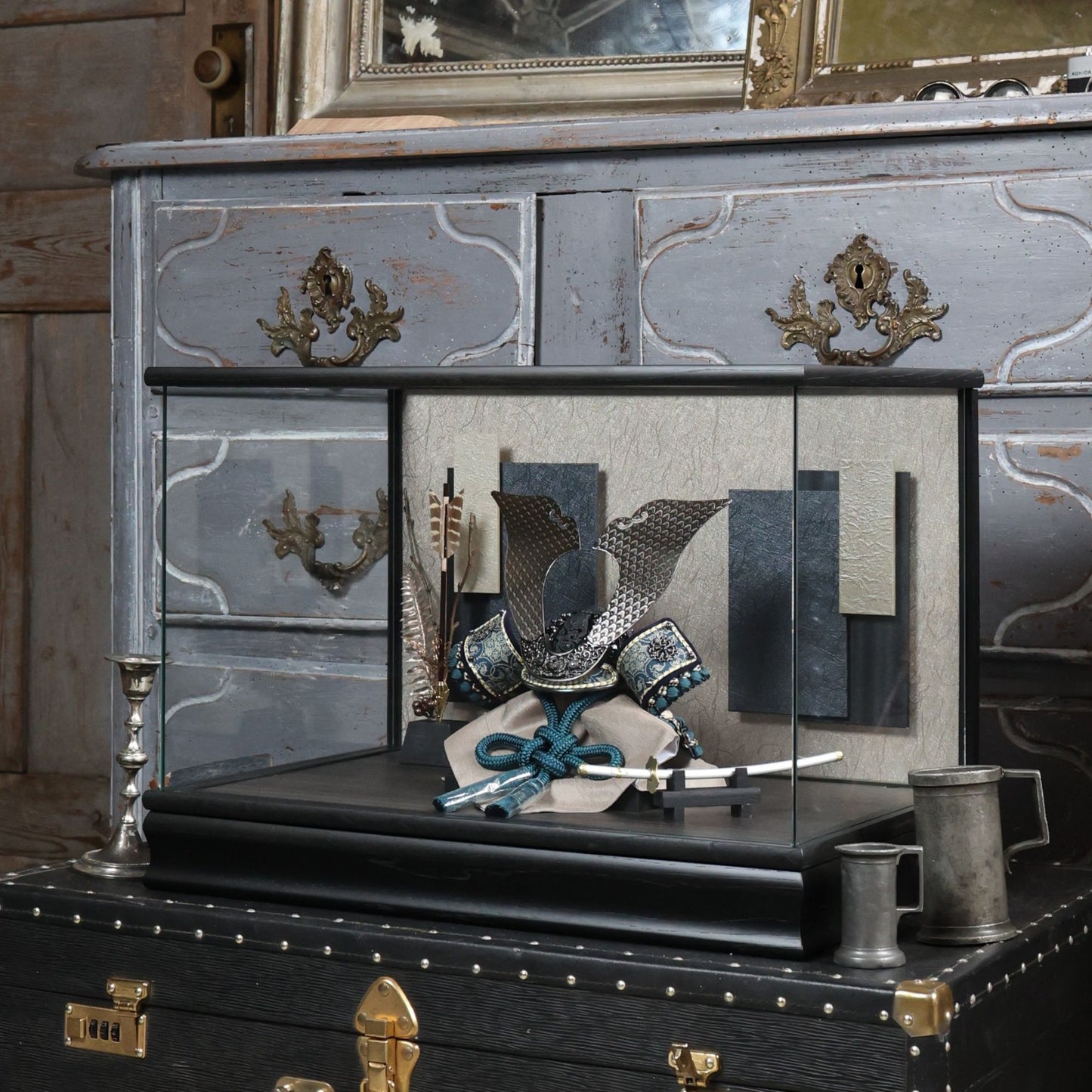 甲冑師「翠鳳」作品　宗士 soushi | 26祈兜 ケース飾り