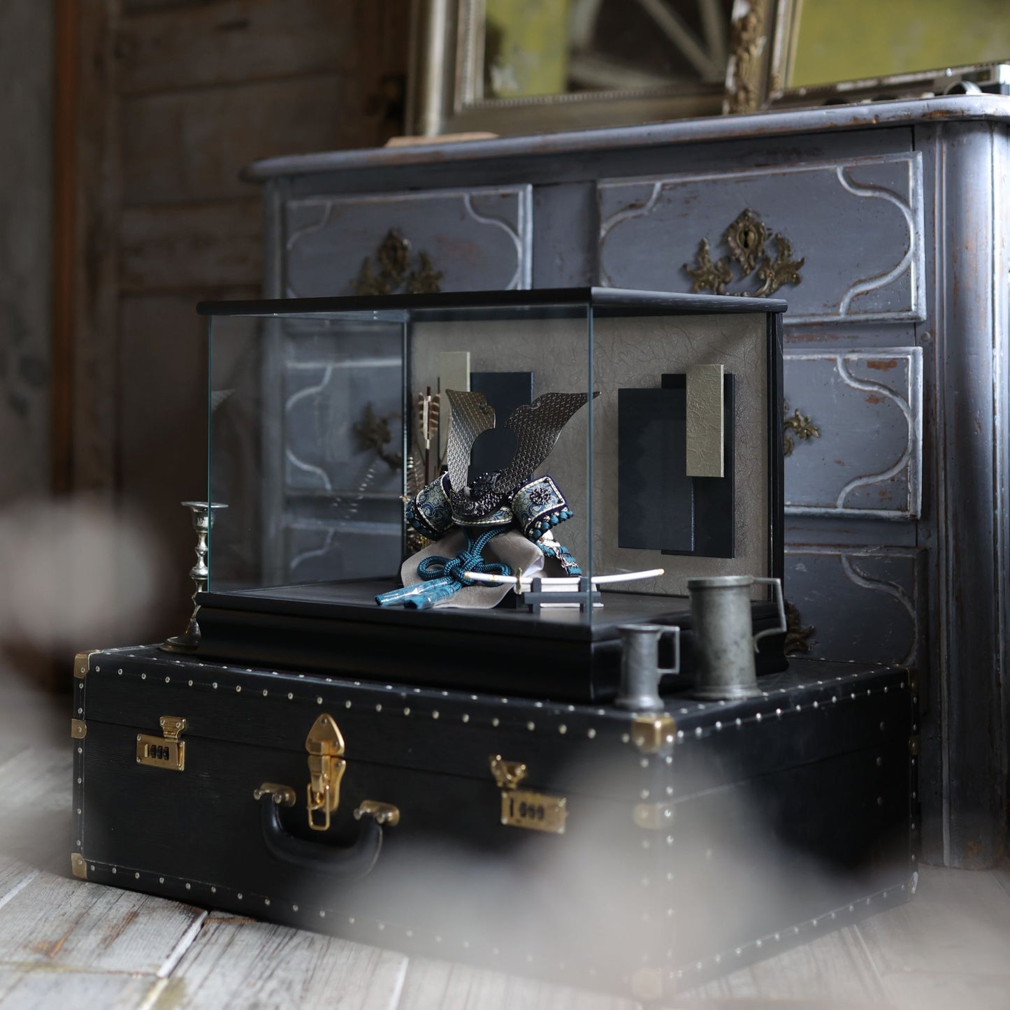 甲冑師「翠鳳」作品　宗士 soushi | 26祈兜 ケース飾り