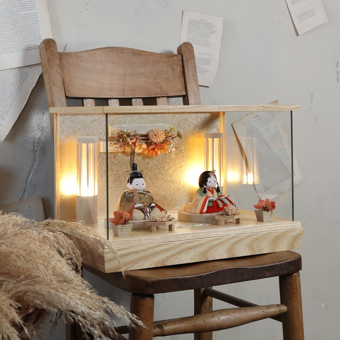 幸一光作　翠香　suika｜26雛人形ケース飾り