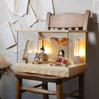 幸一光作　翠香　suika｜26雛人形ケース飾り