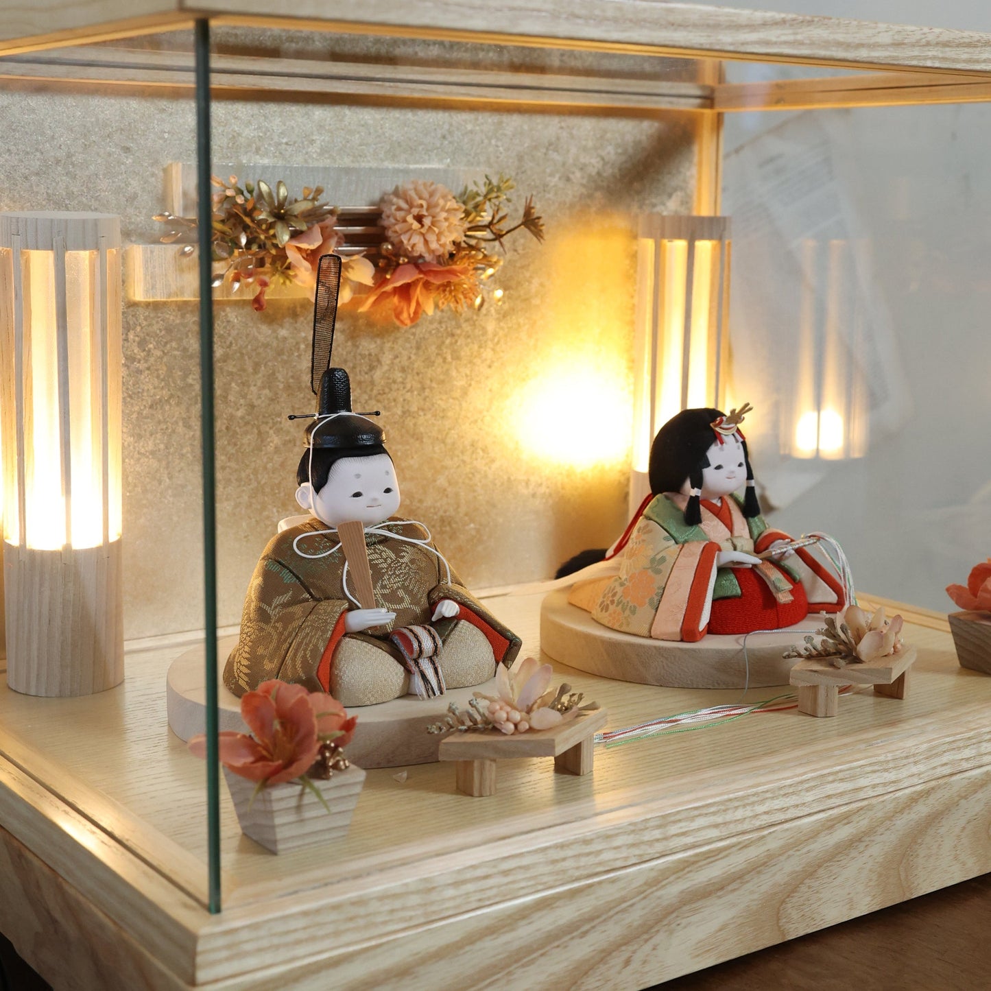 幸一光作　翠香　suika｜26雛人形ケース飾り