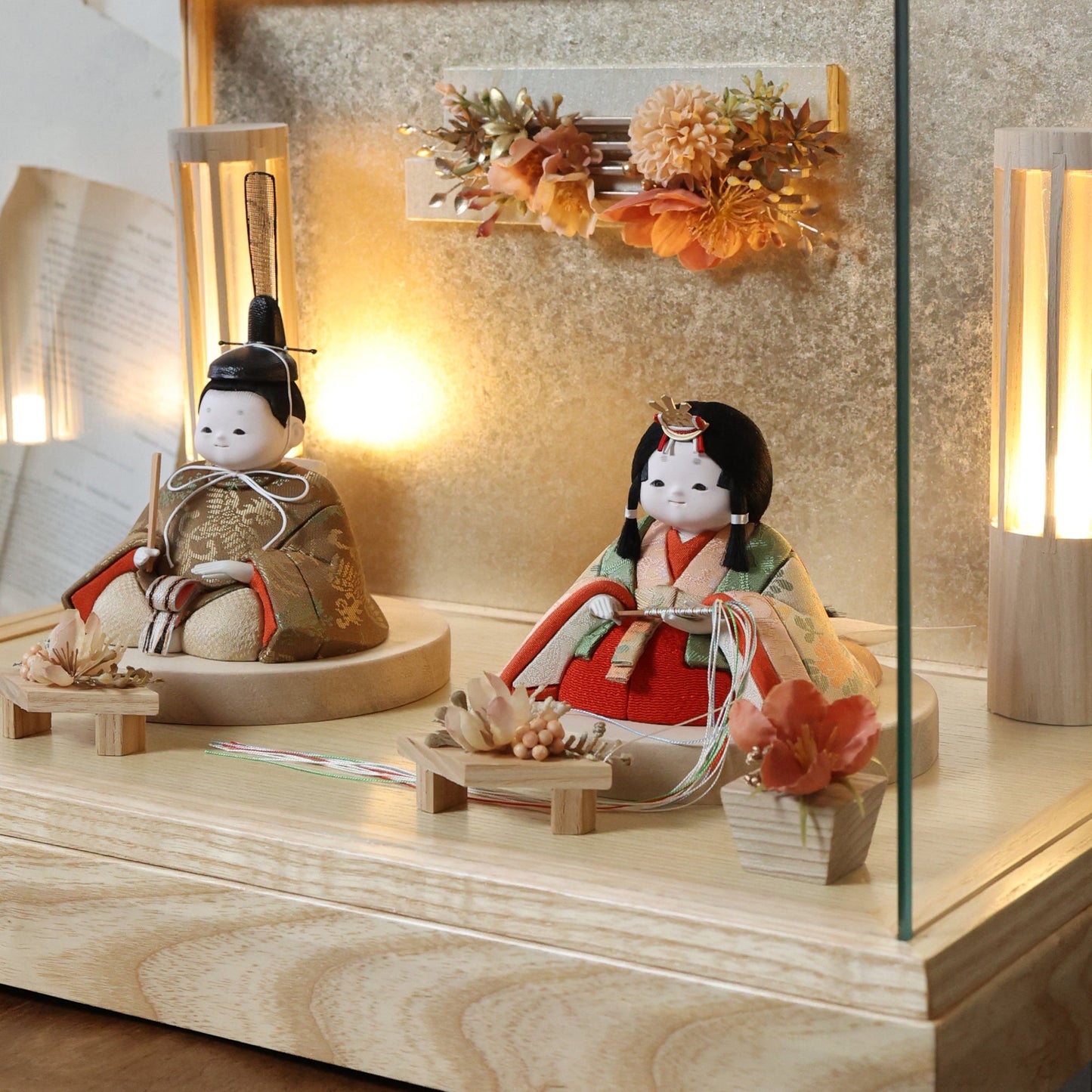 幸一光作　翠香　suika｜26雛人形ケース飾り