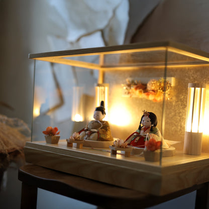 幸一光作　翠香　suika｜26雛人形ケース飾り