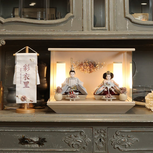 すみれ　sumire｜26雛人形ケース飾り