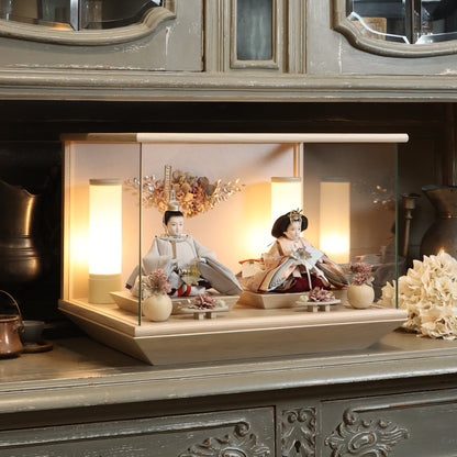 すみれ　sumire｜26雛人形ケース飾り