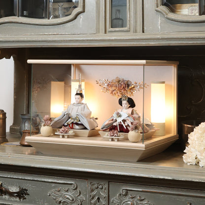 すみれ　sumire｜26雛人形ケース飾り