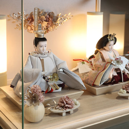 すみれ　sumire｜26雛人形ケース飾り